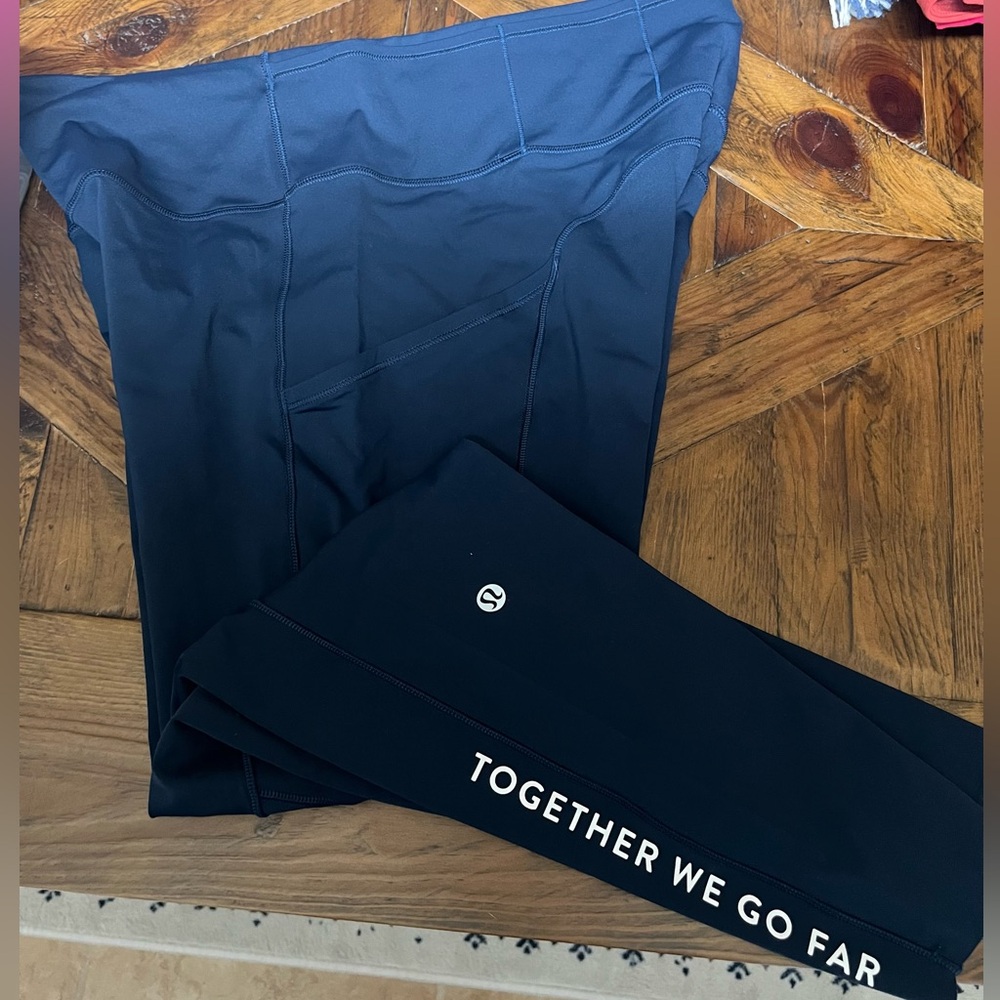 Navy Peloton Lululemon Pant Size 12